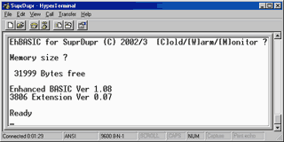 EhBASIC on the SuprDupr