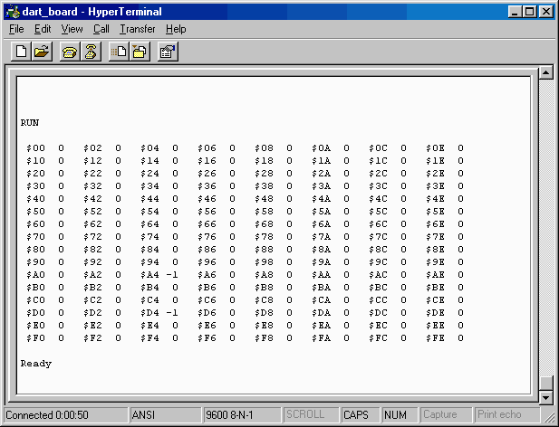 Running the I2C bus scan.